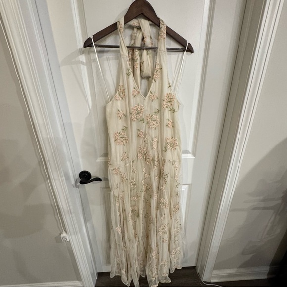 Free People Embroidered Holding On Convertible Maxi Dress - Picture 6 of 15